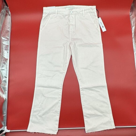 Joe's Jeans Women's Size 32 Light Pink High Rise Straight Leg Denim Jeans NWT - Picture 1 of 15